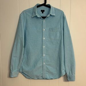 J.Crew Oxford long-sleeve‎ button-up shirt Size M